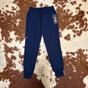 EDEN 5-POCKET MID-RISE JOGGER SCRUB PANT GREY'S ANATOMY™ Size Small Indigo NWT
